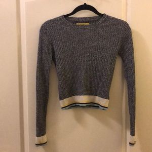 Heather grey sweater